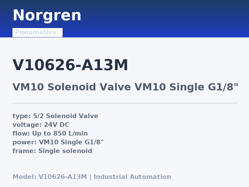 Norgren V10626-A13M