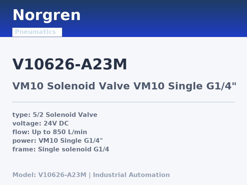 Norgren V10626-A23M