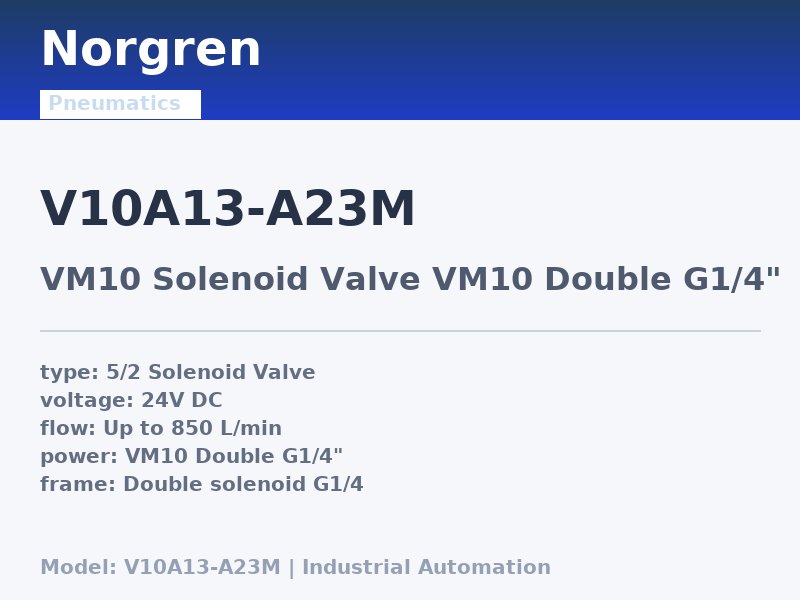 Norgren V10A13-A23M