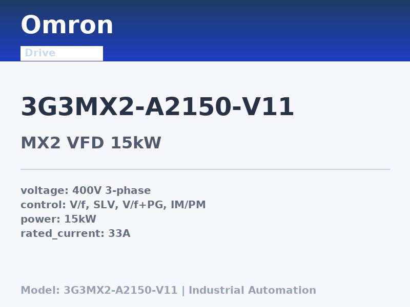 Omron 3G3MX2-A2150-V11