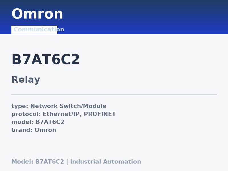 Omron B7AT6C2