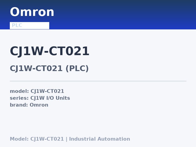 Omron CJ1W-CT021