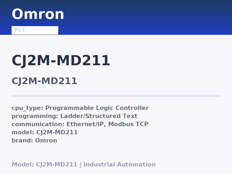 Omron CJ2M-MD211