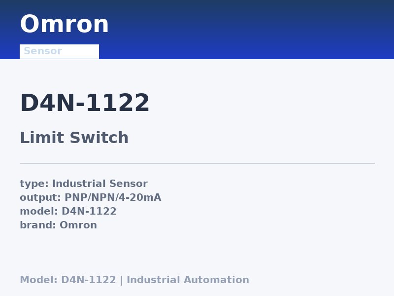 Omron D4N-1122