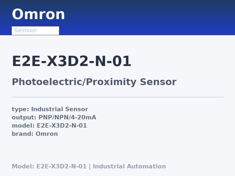 Omron E2E-X3D2-N-01