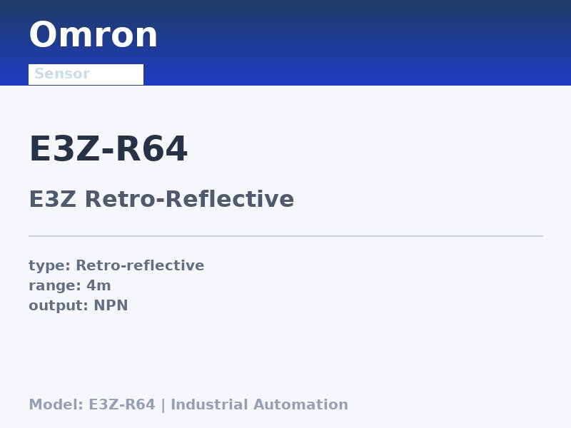 Omron E3Z-R64