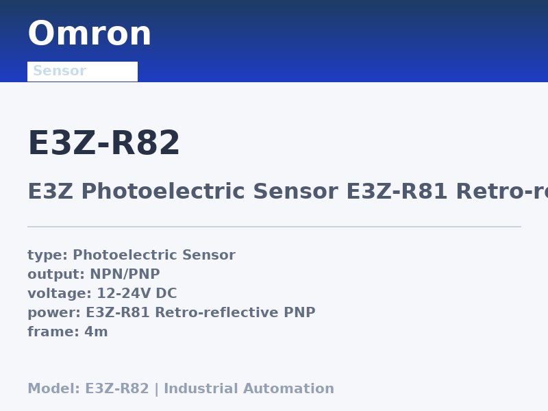 Omron E3Z-R82
