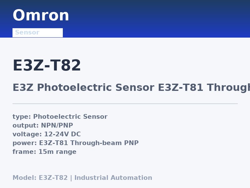 Omron E3Z-T82