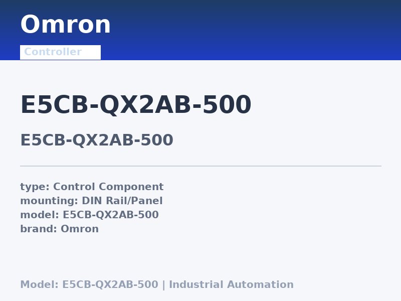 Omron E5CB-QX2AB-500