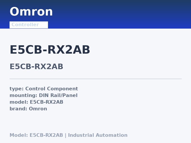Omron E5CB-RX2AB