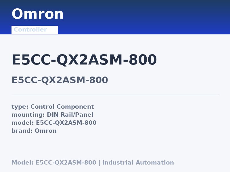 Omron E5CC-QX2ASM-800