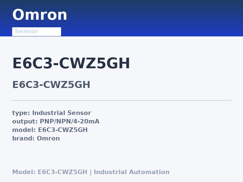 Omron E6C3-CWZ5GH