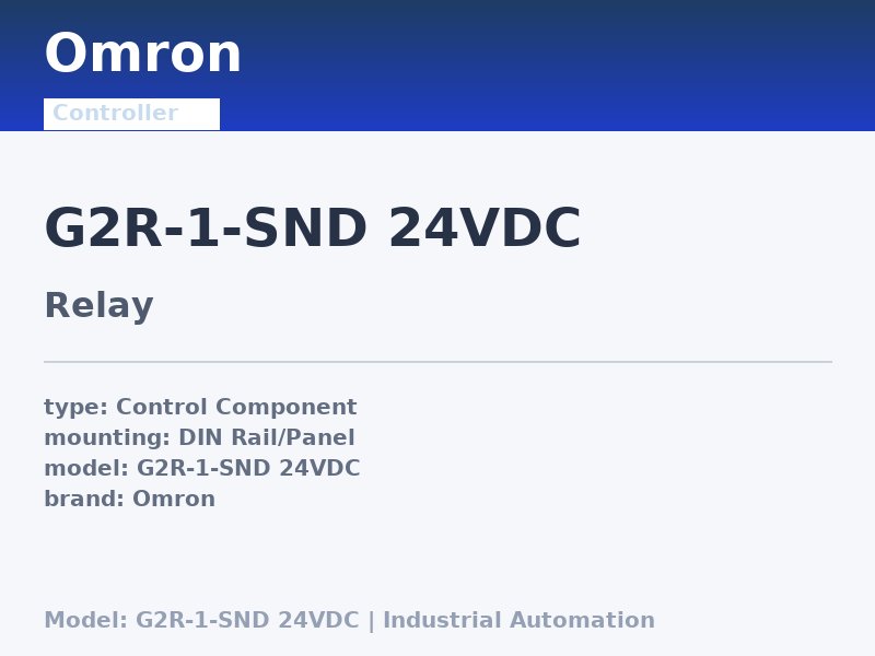 Omron G2R-1-SND 24VDC