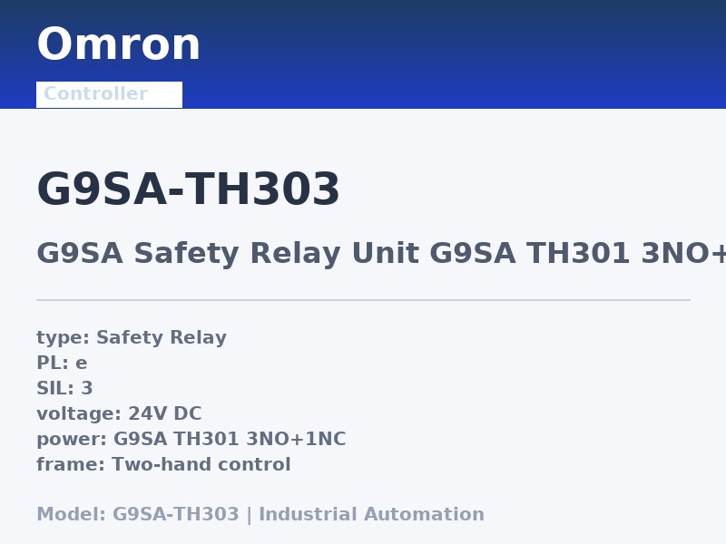 Omron G9SA-TH303