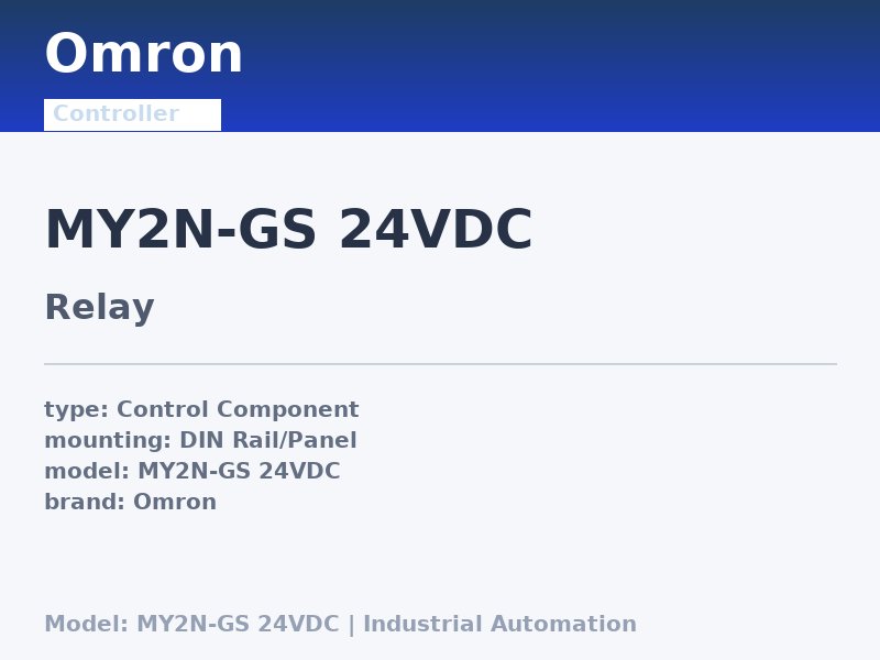 Omron MY2N-GS 24VDC