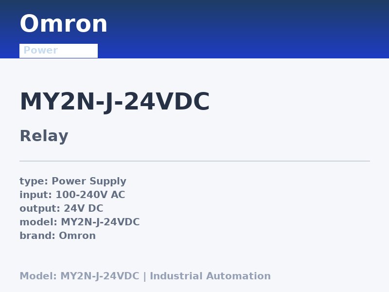 Omron MY2N-J-24VDC