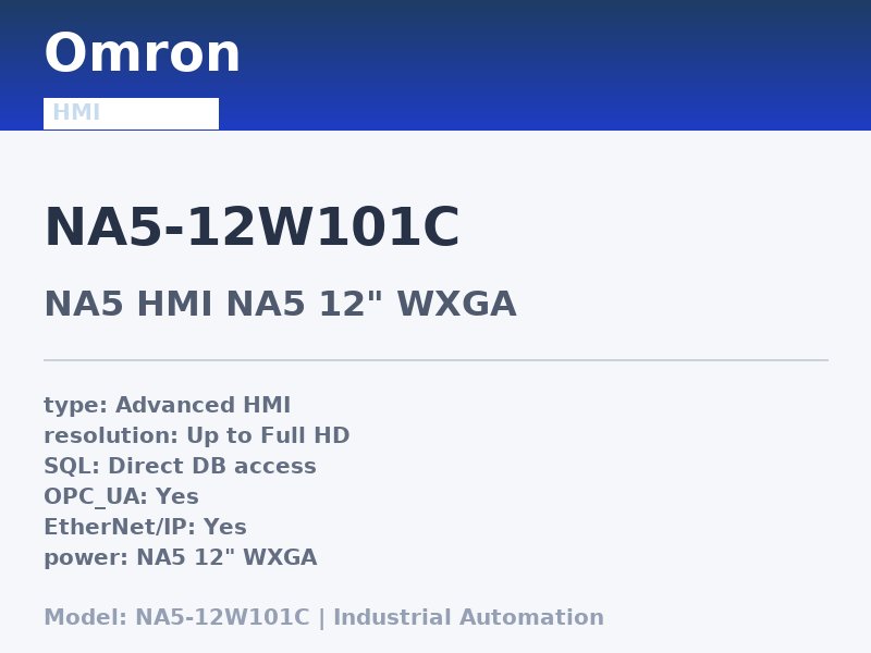 Omron NA5-12W101C