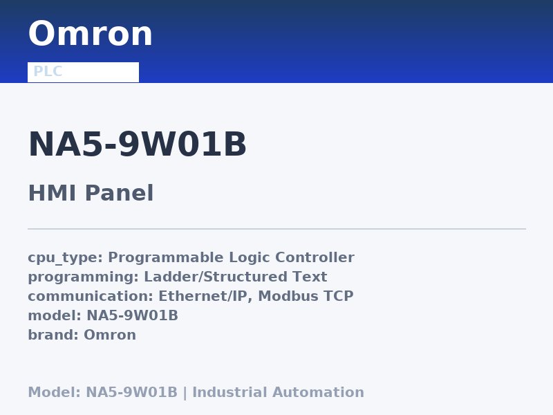 Omron NA5-9W01B