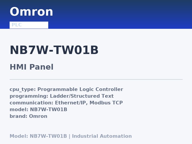 Omron NB7W-TW01B