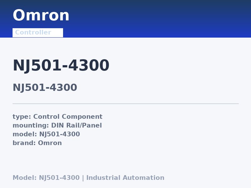 Omron NJ501-4300