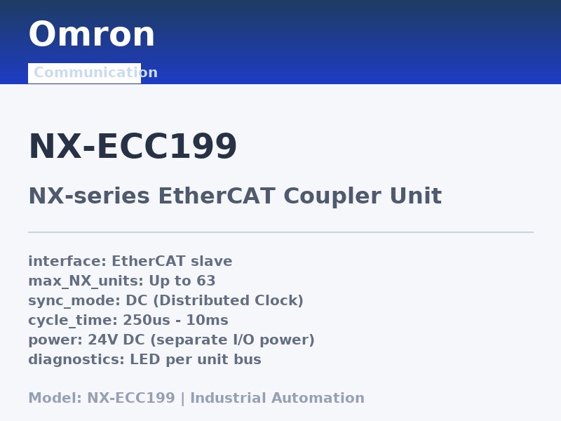 Omron NX-ECC199