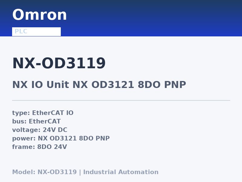 Omron NX-OD3119