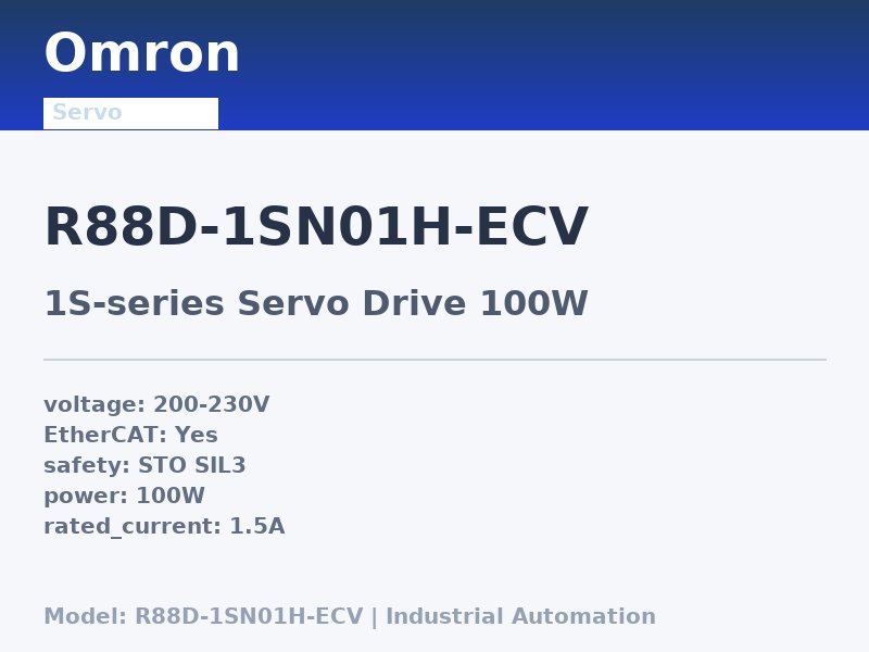 Omron R88D-1SN01H-ECV
