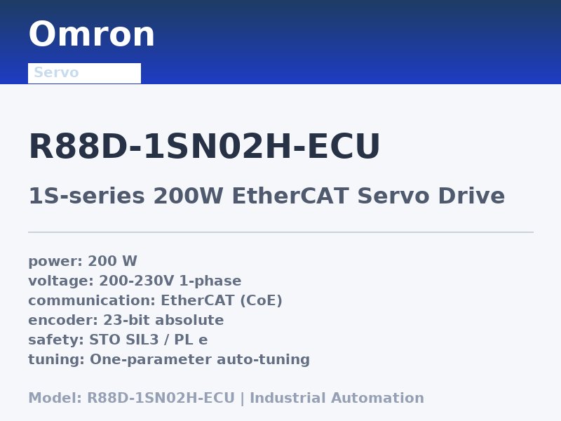 Omron R88D-1SN02H-ECU