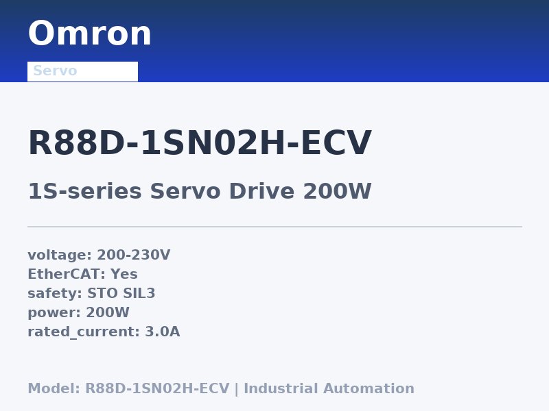 Omron R88D-1SN02H-ECV
