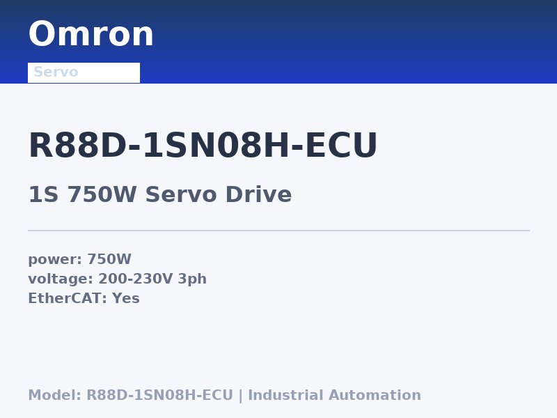 Omron R88D-1SN08H-ECU