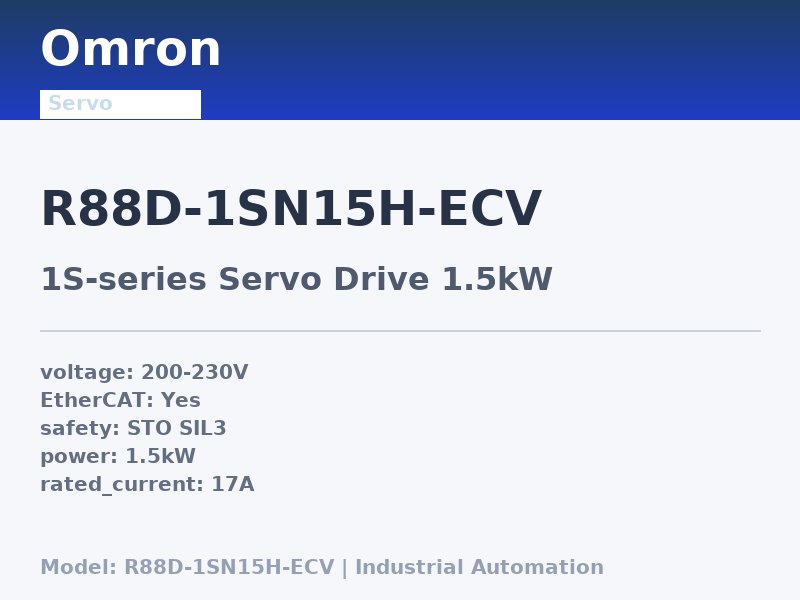 Omron R88D-1SN15H-ECV