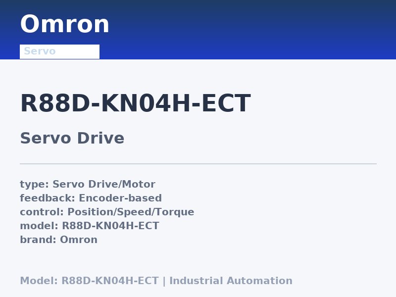 Omron R88D-KN04H-ECT