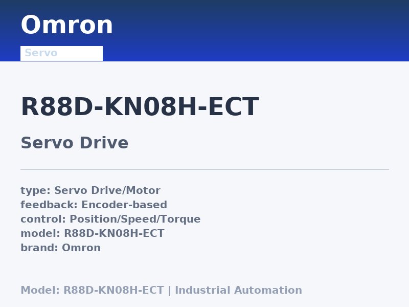 Omron R88D-KN08H-ECT