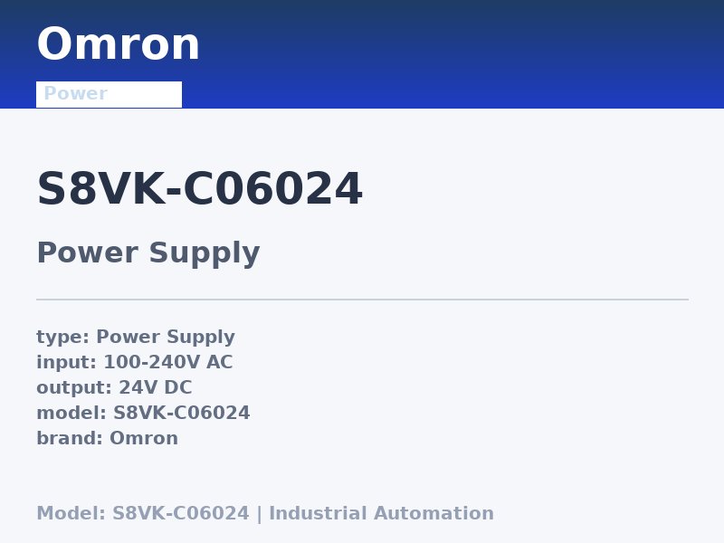 Omron S8VK-C06024