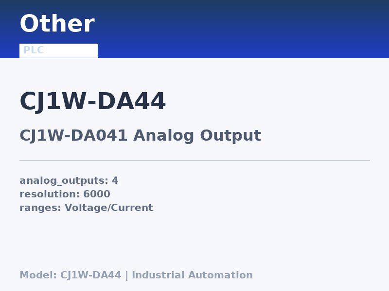 Other CJ1W-DA44