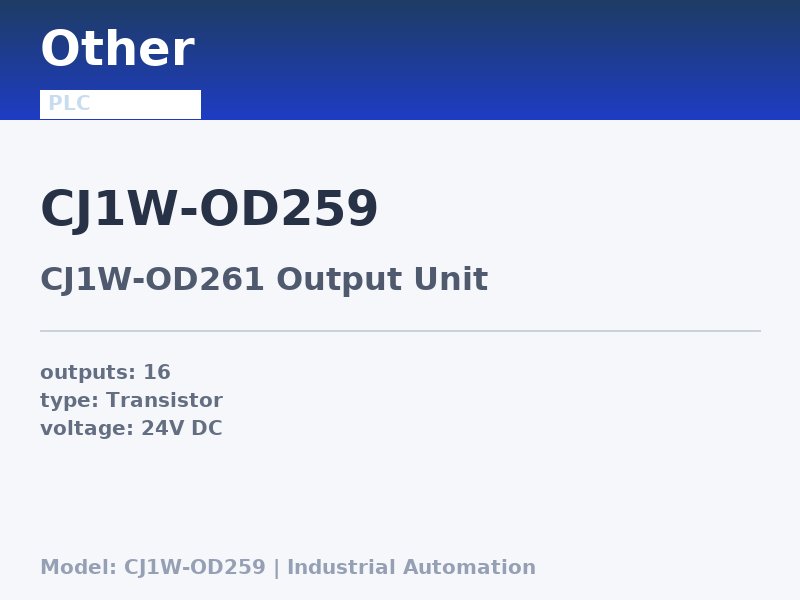 Other CJ1W-OD259