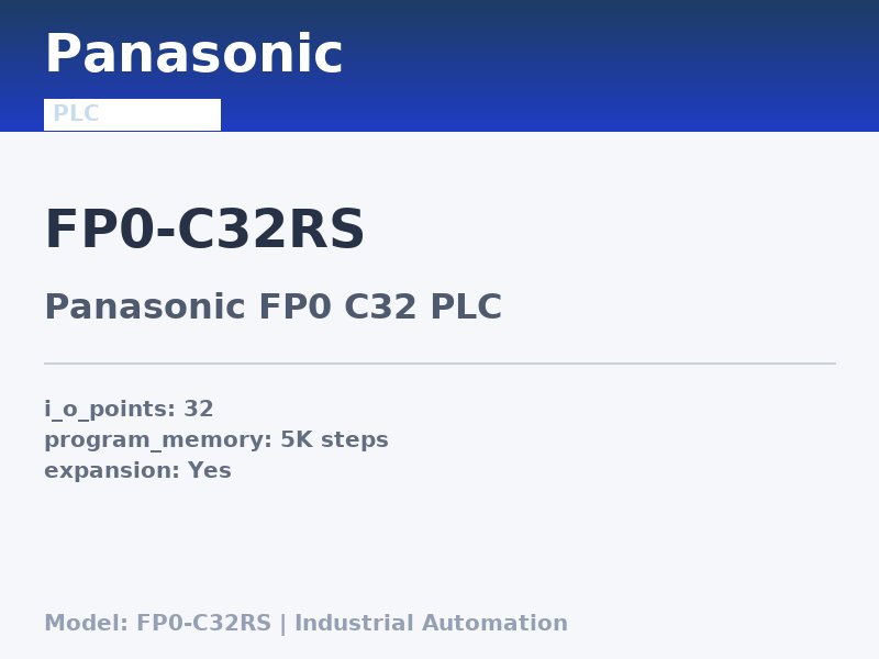 Panasonic FP0-C32RS