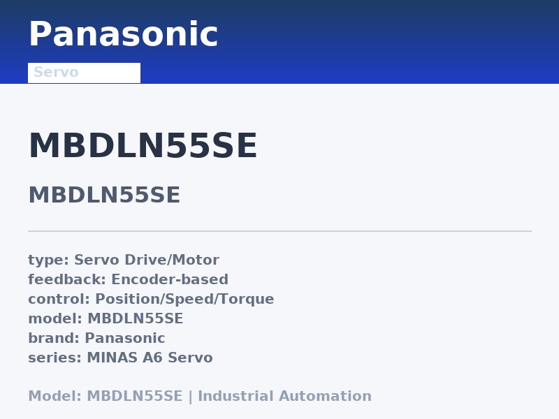 Panasonic MBDLN55SE