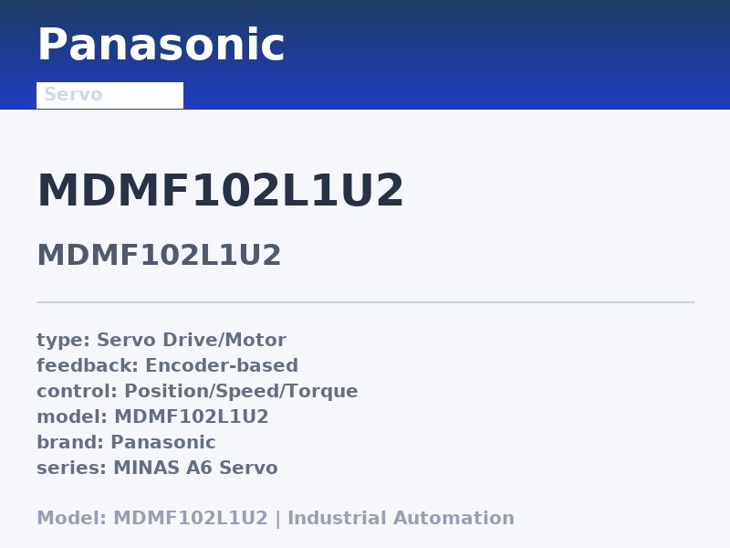 Panasonic MDMF102L1U2