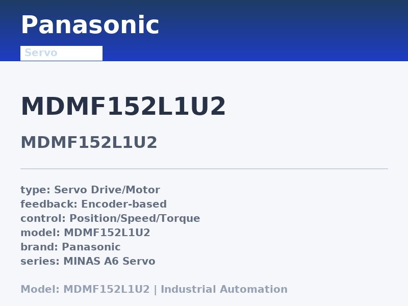 Panasonic MDMF152L1U2