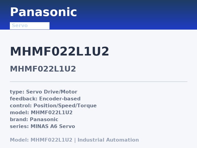 Panasonic MHMF022L1U2