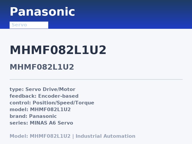 Panasonic MHMF082L1U2