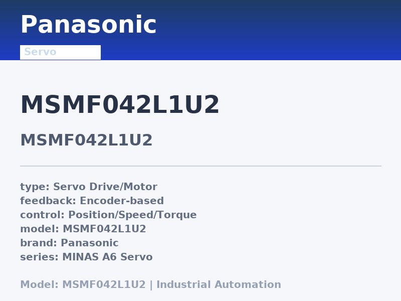 Panasonic MSMF042L1U2