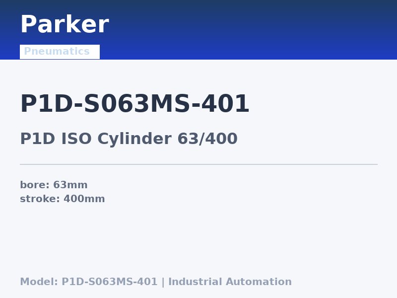 Parker P1D-S063MS-401