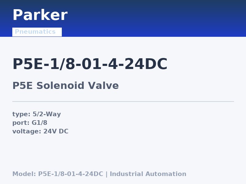 Parker P5E-1/8-01-4-24DC