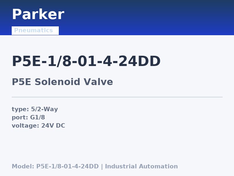 Parker P5E-1/8-01-4-24DD