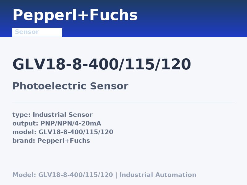 Pepperl+Fuchs GLV18-8-400/115/120