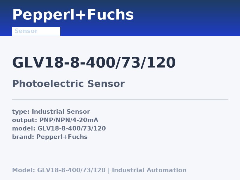 Pepperl+Fuchs GLV18-8-400/73/120