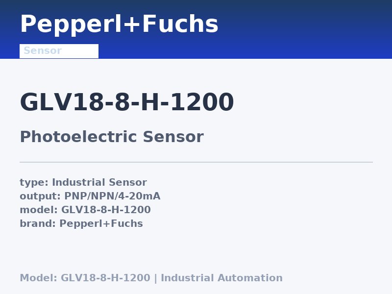 Pepperl+Fuchs GLV18-8-H-1200