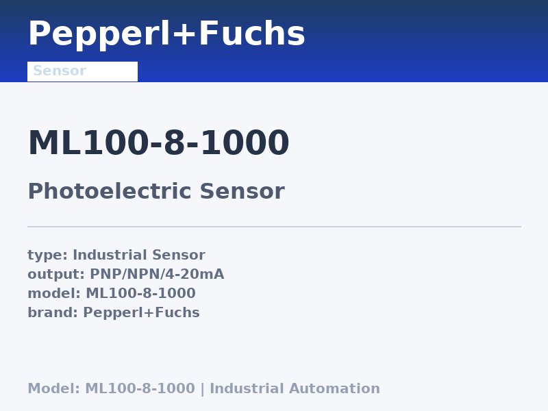 Pepperl+Fuchs ML100-8-1000